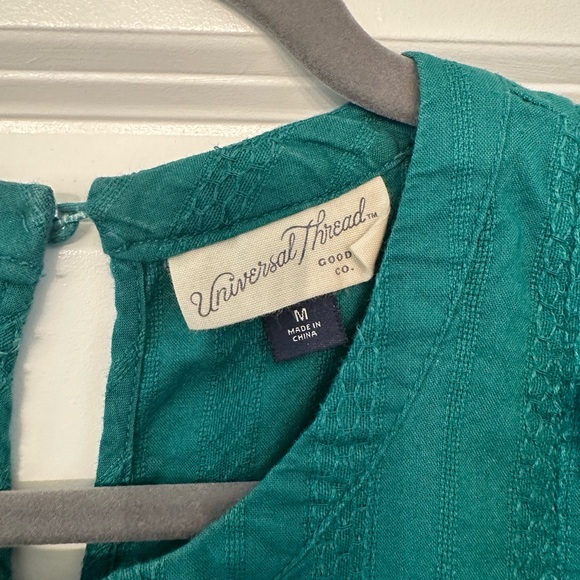 Universal Thread Teal Ruffle Dress - Picture 2 of 2